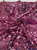 Broken Glass Sequin Velvet 58" Wide| New Creations Fabric & Foam Inc. - New Creations Fabric & Foam Inc