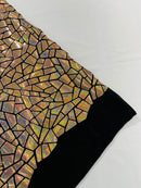 Broken Glass Sequin Velvet 58" Wide| New Creations Fabric & Foam Inc. - New Creations Fabric & Foam Inc