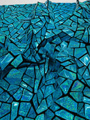 Broken Glass Sequin Velvet 58" Wide| New Creations Fabric & Foam Inc. - New Creations Fabric & Foam Inc