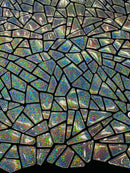 Broken Glass Sequin Velvet 58" Wide| New Creations Fabric & Foam Inc. - New Creations Fabric & Foam Inc