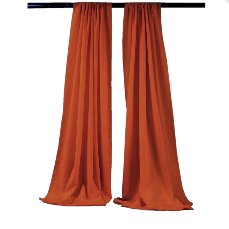 Backdrop Drape Curtain 5 Feet Wide x 15 Feet High, Polyester Poplin SEAMLESS 1 SETS.