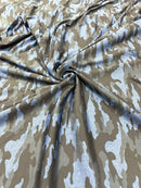 Camouflage Polyester Spandex 58" Wide| New Creations Fabric & Foam Inc. - New Creations Fabric & Foam Inc