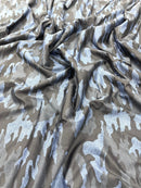Camouflage Polyester Spandex 58" Wide| New Creations Fabric & Foam Inc. - New Creations Fabric & Foam Inc