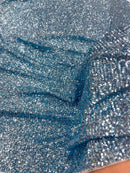 Chain Sequin 4 Way Stretch Mesh 54" Wide| New Creations Fabric & Foam Inc. - New Creations Fabric & Foam Inc