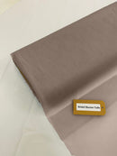 Coffe - Bridal Illusion Tulle 108"Wide Polyester Premium Tulle Fabric Bolt, By The Roll. - New Creations Fabric & Foam Inc