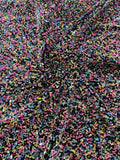 Confetti Sequin Stretch Velvet 54" Wide| New Creations Fabric & Foam Inc. - New Creations Fabric & Foam Inc