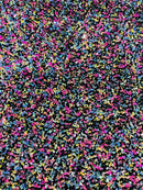 Confetti Sequin Stretch Velvet 54" Wide| New Creations Fabric & Foam Inc. - New Creations Fabric & Foam Inc