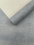 Crocodile Marine Vinyl 2 tone Upholstery Skin Texture Faux Leather PVC| New Creations Fabric & Foam Inc. - New Creations Fabric & Foam Inc