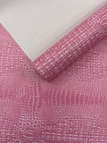 Crocodile Marine Vinyl 2 tone Upholstery Skin Texture Faux Leather PVC| New Creations Fabric & Foam Inc. - New Creations Fabric & Foam Inc