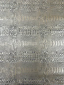 Crocodile Marine Vinyl 2 tone Upholstery Skin Texture Faux Leather PVC| New Creations Fabric & Foam Inc. - New Creations Fabric & Foam Inc