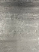 Crocodile Marine Vinyl 2 tone Upholstery Skin Texture Faux Leather PVC| New Creations Fabric & Foam Inc. - New Creations Fabric & Foam Inc