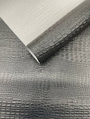 Crocodile Marine Vinyl 2 tone Upholstery Skin Texture Faux Leather PVC| New Creations Fabric & Foam Inc. - New Creations Fabric & Foam Inc