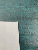 Crocodile Marine Vinyl 2 tone Upholstery Skin Texture Faux Leather PVC| New Creations Fabric & Foam Inc. - New Creations Fabric & Foam Inc