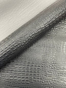 Crocodile Marine Vinyl 2 tone Upholstery Skin Texture Faux Leather PVC| New Creations Fabric & Foam Inc. - New Creations Fabric & Foam Inc