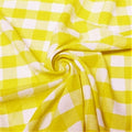 58/59" Wide 100% Polyester Poplin Gingham Checkered Fabric By The Yard