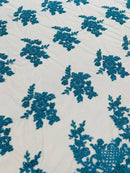 Eva Luxury Beaded Floral Lace 54” Wide| New Creations Fabric & Foam Inc. - New Creations Fabric & Foam Inc