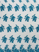 Eva Luxury Beaded Floral Lace 54” Wide| New Creations Fabric & Foam Inc. - New Creations Fabric & Foam Inc