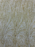 Fashion Glitter Design On A Mesh Lace Fabric| New Creations Fabric & Foam Inc. - New Creations Fabric & Foam Inc