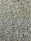 Fashion Glitter Design On A Mesh Lace Fabric| New Creations Fabric & Foam Inc. - New Creations Fabric & Foam Inc