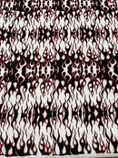 Flocking Flame Power Mesh Fabric 58" Wide| New Creations Fabric & Foam Inc. - New Creations Fabric & Foam Inc