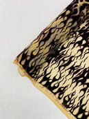 Flocking Flame Power Mesh Fabric 58" Wide| New Creations Fabric & Foam Inc. - New Creations Fabric & Foam Inc