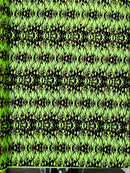 Flocking Flame Power Mesh Fabric 58" Wide| New Creations Fabric & Foam Inc. - New Creations Fabric & Foam Inc