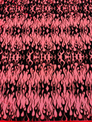 Flocking Flame Power Mesh Fabric 58" Wide| New Creations Fabric & Foam Inc. - New Creations Fabric & Foam Inc