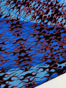 Flocking Flame Power Mesh Fabric 58" Wide| New Creations Fabric & Foam Inc. - New Creations Fabric & Foam Inc