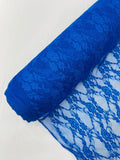 FLORAL NYLON STRETCH LACE (by the yard) - New Creations Fabric & Foam Inc