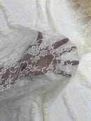 FLORAL NYLON STRETCH LACE (by the yard) - New Creations Fabric & Foam Inc
