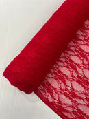 FLORAL NYLON STRETCH LACE (by the yard) - New Creations Fabric & Foam Inc