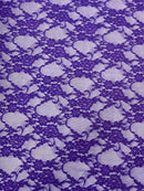 FLORAL NYLON STRETCH LACE (by the yard) - New Creations Fabric & Foam Inc