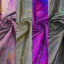 Foggy Foil Stretch Velvet 58" Wide| New Creations Fabric & Foam Inc - New Creations Fabric & Foam Inc
