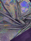 Foggy Foil Stretch Velvet 58" Wide| New Creations Fabric & Foam Inc - New Creations Fabric & Foam Inc