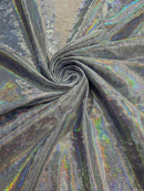 Foggy Foil Stretch Velvet 58" Wide| New Creations Fabric & Foam Inc - New Creations Fabric & Foam Inc