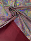 Foggy Foil Stretch Velvet 58" Wide| New Creations Fabric & Foam Inc - New Creations Fabric & Foam Inc