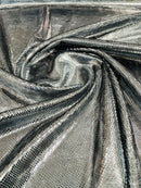 Foil Snake Stretch Velvet 58" Wide| New Creations Fabric & Foam Inc. - New Creations Fabric & Foam Inc