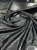 Foil Snake Stretch Velvet 58" Wide| New Creations Fabric & Foam Inc. - New Creations Fabric & Foam Inc