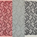Heavy Beaded Leaf Design on a mesh | New Creation Fabric & Foam - New Creations Fabric & Foam Inc