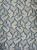Heavy Beaded Leaf Design on a mesh | New Creation Fabric & Foam - New Creations Fabric & Foam Inc