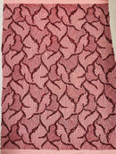 Heavy Beaded Leaf Design on a mesh | New Creation Fabric & Foam - New Creations Fabric & Foam Inc