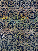 Holographic damask nylon spandex | New Creation Fabric & Foam - New Creations Fabric & Foam Inc