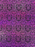 Holographic damask nylon spandex | New Creation Fabric & Foam - New Creations Fabric & Foam Inc