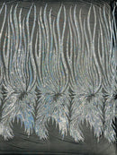 Wing Sequin Fabric 54” Wide| New Creations Fabric & Foam Inc.