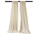 Backdrop Drape Curtain 5 Feet Wide x 9 Feet High, Polyester Poplin SEAMLESS 1 SETS.