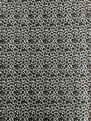 LEOPARD GLITTER CANVAS VINYL (by the yard) - New Creations Fabric & Foam Inc