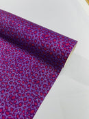 LEOPARD GLITTER CANVAS VINYL (by the yard) - New Creations Fabric & Foam Inc