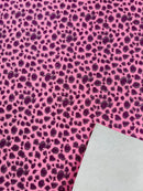 LEOPARD GLITTER CANVAS VINYL (by the yard) - New Creations Fabric & Foam Inc