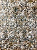 Leopard Print Power Mesh 58" Wide| New Creations Fabric & Foam Inc. - New Creations Fabric & Foam Inc