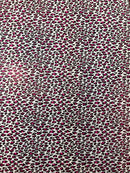 Leopard print with foil stretch spandex fabric | New Creation Fabric & Foam - New Creations Fabric & Foam Inc